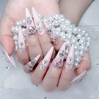 ネイル M🌷nail 長さだし専門店のネイルデザイン