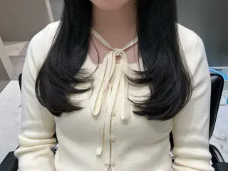 ロング カラー 💖ブリーチなし透明 感💖ASAHIのヘアスタイル
