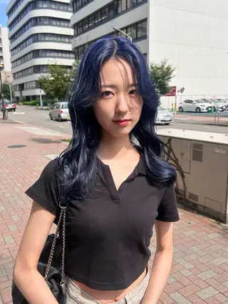 ロング ryo yaのヘアスタイル