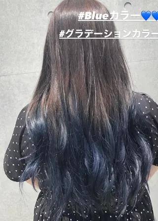 ロング カラー くまがい みゆ【edge.】のヘアスタイル