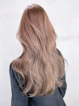 セミロング カラー パーマ ヘアアレンジ ITbyALBUM 松戸のヘアスタイル