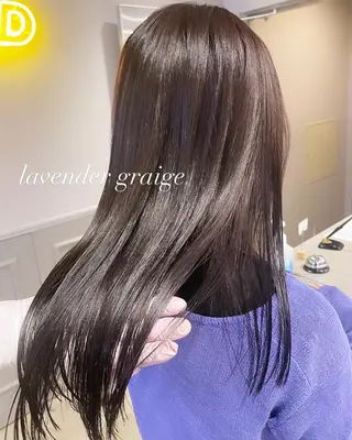 ロング カラー パーマ ヘアアレンジ メンズ キッズ ネイル マツエク・マツパ 韓国/トレンド レイヤー【101】のヘアスタイル