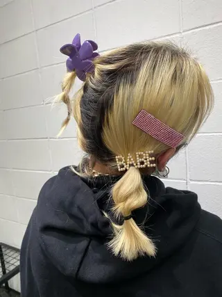 ヘアアレンジ サイレント美容師 アイリィのヘアスタイル