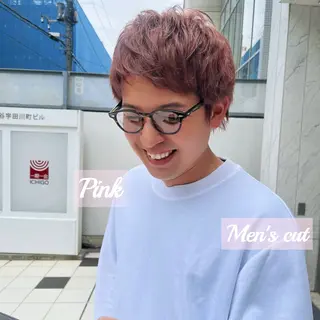 カラー メンズ 柔らかい艶暖色 レイヤー🫧姫汝のヘアスタイル