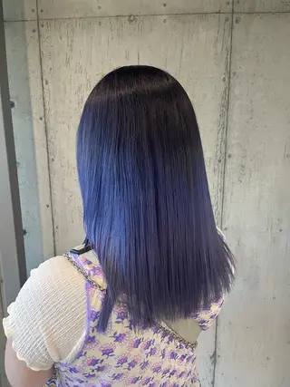 セミロング カラー ヘアアレンジ ボブ×艶カラー 特化・リクト💥のヘアスタイル
