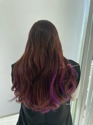 ロング 稲熊 あみのヘアスタイル