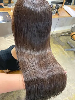 ロング カラー 和歌山髪質改善 那須優太のヘアスタイル