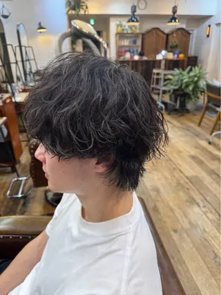 パーマ 🪄あべいくみ レイヤーカット🌙のヘアスタイル