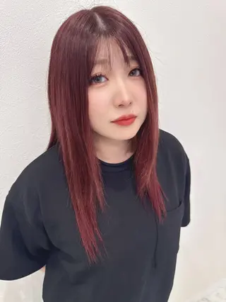 セミロング 韓国ヘアーサロン MARIA🐈‍⬛のヘアスタイル