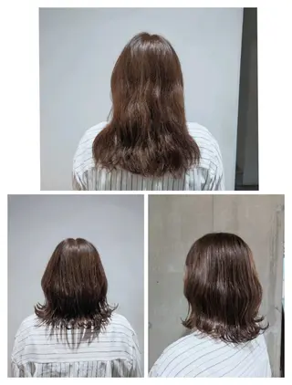 ミディアム 和佐 ももえのヘアスタイル