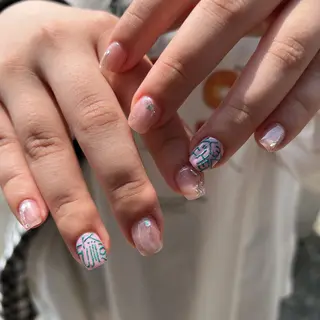 ネイル Ri.nail オクマトモカのネイルデザイン
