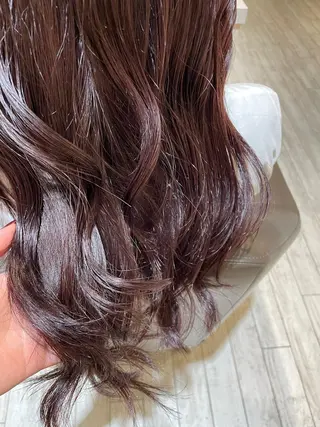 カラー 河津 彩香のヘアスタイル