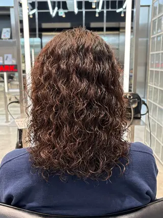 セミロング カラー パーマ fifth 武正 琉生のヘアスタイル