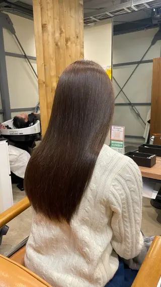 ロング カラー I-FLAT 暮石悠菜のヘアスタイル