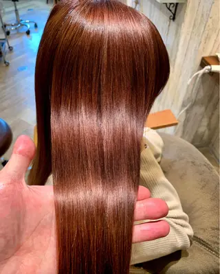 セミロング 髪質改善専門美容室 Reshilリシルのヘアスタイル