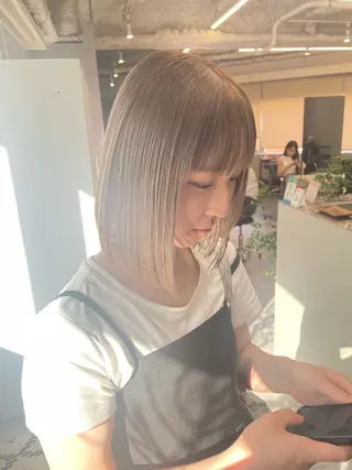 ミディアム yui/ layer cutのヘアスタイル