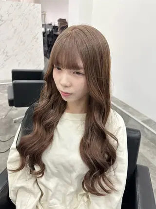 ロング カラー ヘアアレンジ ROSEL末吉 海渡のヘアスタイル