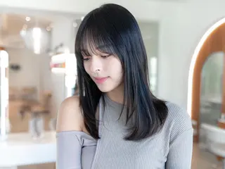 ロング 増渕 里奈のヘアスタイル