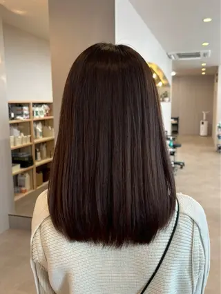 ロング カイト/透明感カラー /艶髪のヘアスタイル