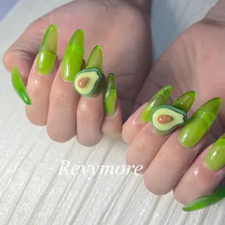 セミロング ネイル nail salon Revymoreのネイルデザイン
