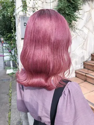セミロング 💞ハイトーン/ヘア アレンジ💞 くるみのヘアスタイル
