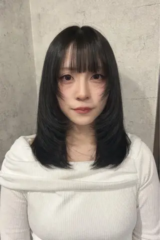 ミディアム カラー パーソナルカラー 診断🍀マリンのヘアスタイル