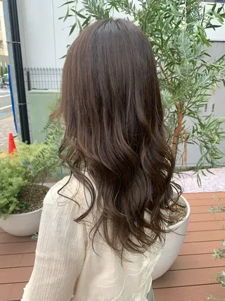 ロング カラー ハイトーン/メンズ/ ウルフ特化   小松のヘアスタイル