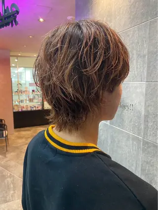 ショート パーマ 三浦 太生のヘアスタイル