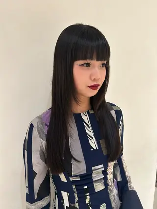 ロング Riko/ カットモデル募集❤︎のヘアスタイル