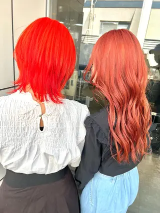 ミディアム カラー ヘアアレンジ 🌈インナーカラー ‘ショウマ’🌈のヘアスタイル