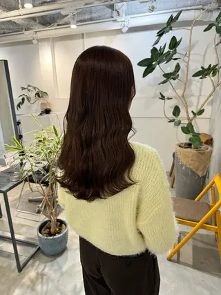 セミロング 新宿/顔周りカット +レイヤー=しずく♩のヘアスタイル