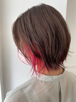 ショート 中顔面短縮 顔まわり新田大翔のヘアスタイル