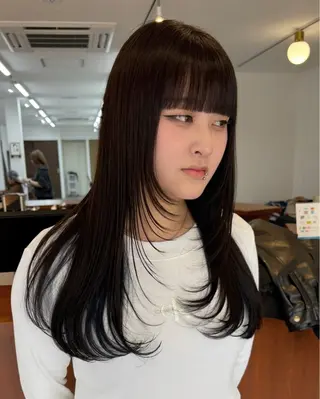 ロング 🌈トップデザイナー 金沢駅近nanamiのヘアスタイル