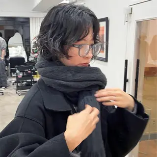 ショート ボブパーマ🥣KON コンナツミのヘアスタイル