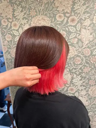 ミディアム hair make echo滿木あい花のヘアスタイル