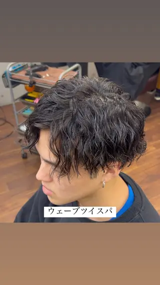 パーマ メンズ Rikito .のヘアスタイル
