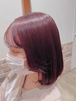 カラー ヤマモト ヒロミのヘアスタイル