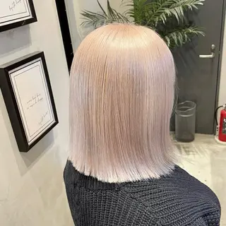 セミロング カラー 🤍haruna 🤍SUIのヘアスタイル