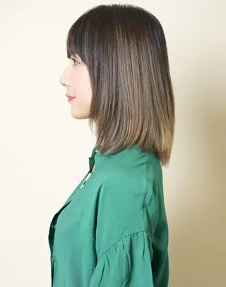 ミディアム 髪質改善cn nakao 緑本店のヘアスタイル