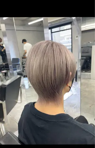 ショート カラー パーマ ヘアアレンジ メンズ キッズ ネイル マツエク・マツパ アイブロウ 大人スタイル 太田のヘアスタイル