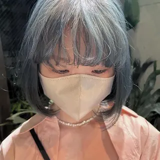 ショート ボブ/ベージュ/ パーマ🪿近森ゆいのヘアスタイル