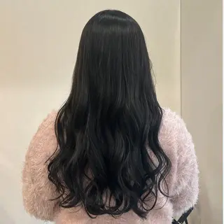 ロング カラー MIDORI🎀 透明感/ベージュのヘアスタイル