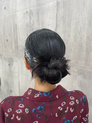 ロング ヘアアレンジ LUXBE LUCE ひなののヘアスタイル
