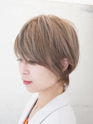 ショート カラー ショート/髪質改善/ 【きち】のヘアスタイル