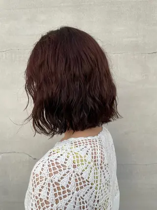 ショート パーマ 山本  弦生のヘアスタイル