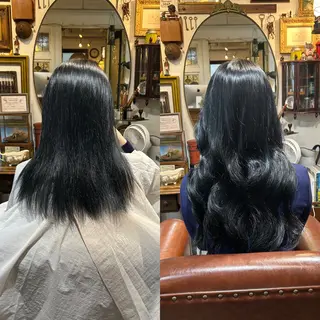 ロング カラー BRITS 渡辺 菜々子のヘアスタイル