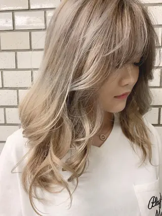 ロング カラー hair &eye LAWE.店長のヘアスタイル
