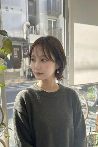 ミディアム tre. 甲子園口店のヘアスタイル