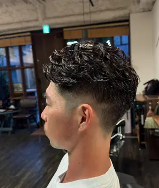 メンズ 早稲田/メンズ専門 /フェード/葛西裕季のヘアスタイル