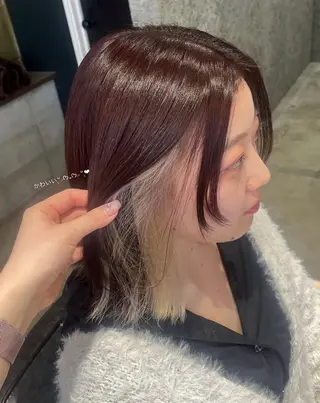 ミディアム カラー 🫟Blanco🫟 Color&Careのヘアスタイル